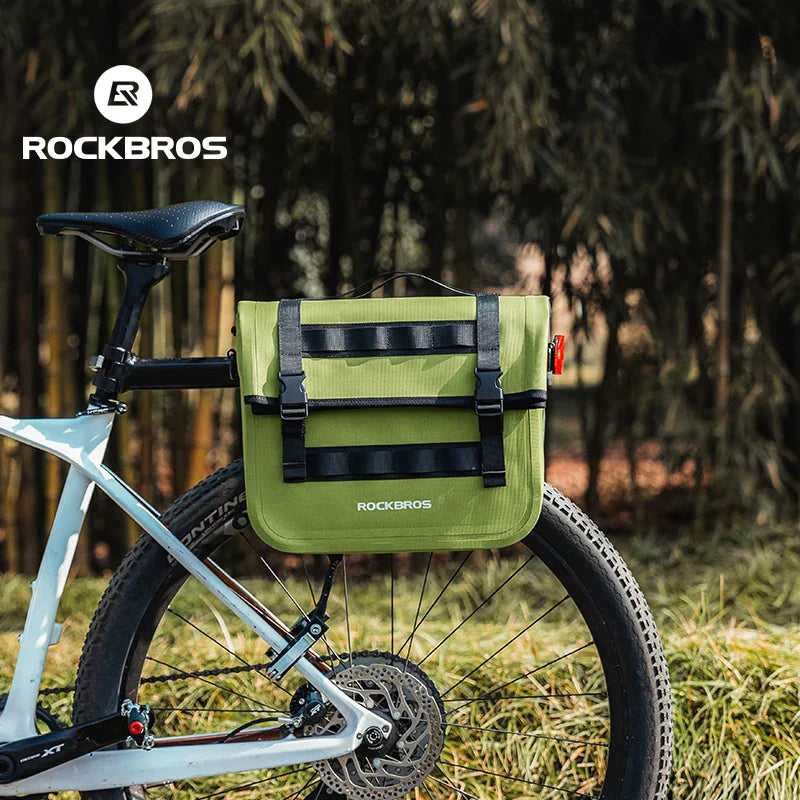 ROCKBROS 15L Versatile Bicycle Front Saddle Bag - Durable & Stylish