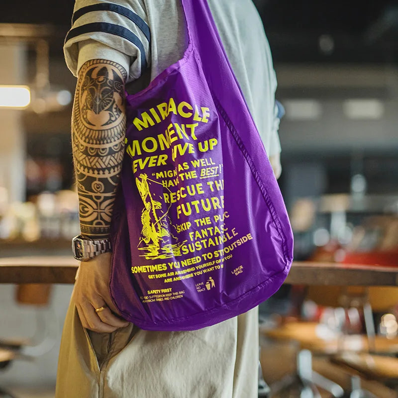 Maden Lightweight Foldable Tote Bag – Spacious & Travel-Friendly