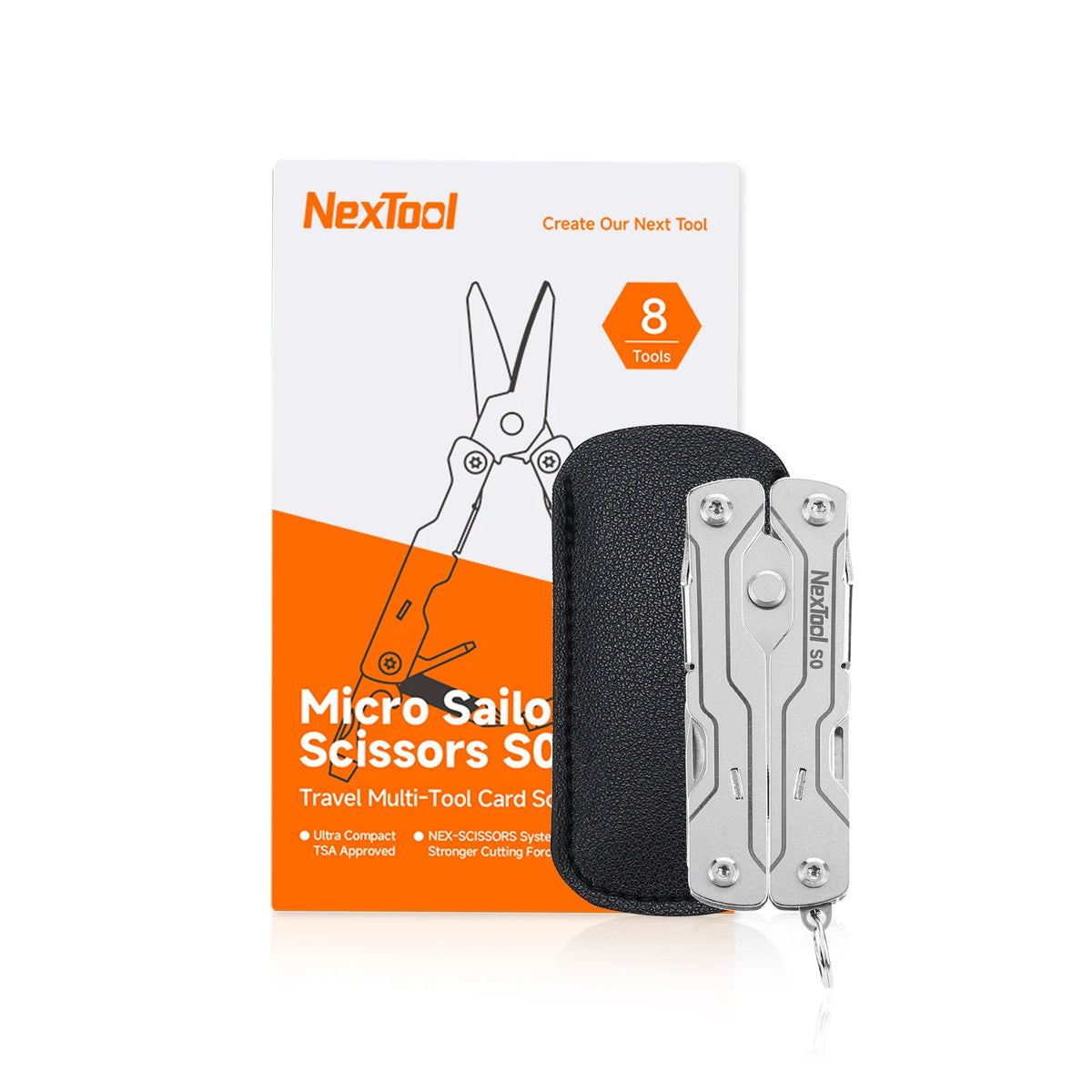 NexTool Mini 8-in-1 Micro Multitool - Ultimate Pocket Companion