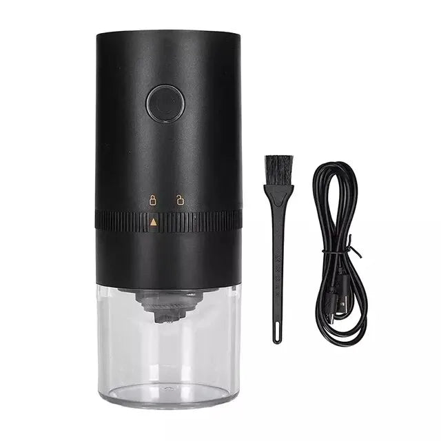 Portable USB Electric Coffee Grinder with Ceramic Core - Travel-Friendly