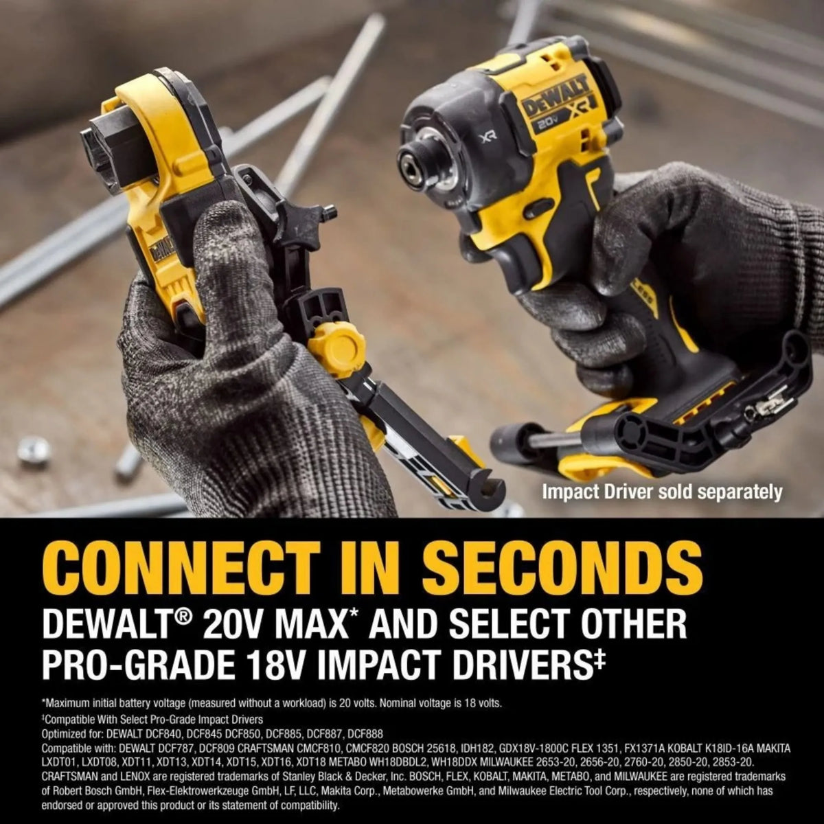 DEWALT IMPACT CONNECT Threaded Rod Nut Runner - Speed & Efficiency