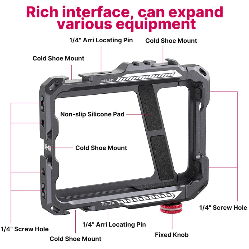 Ulanzi Lino Phone Cage Vlog Rig for iPhone & Android Photography