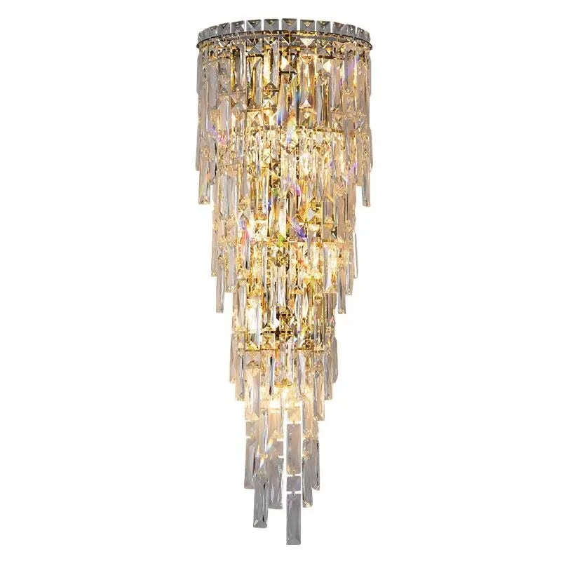 Elegant Modern Crystal Wall Lamp for Living Room & Staircase Decor