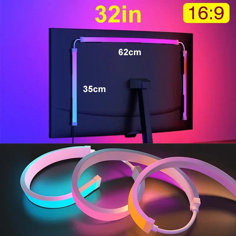 Immersive RGB LED Light Strip for Computer Ambilight & Sync