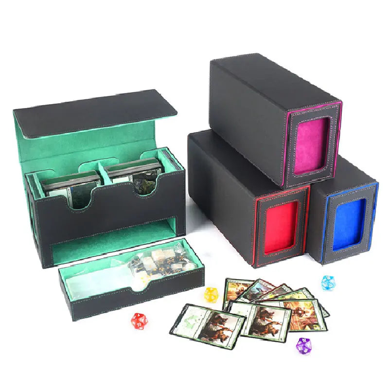 Commander Trading Card Deck Storage Box - Triple Sleeved TCG Case