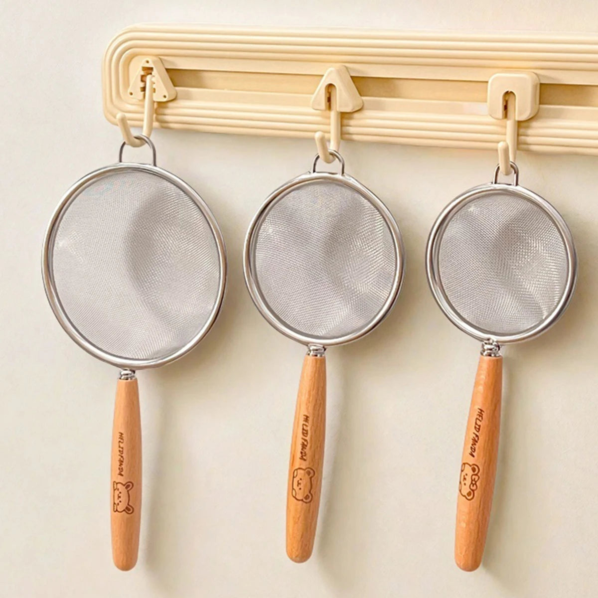 304 Stainless Steel Fine Mesh Strainer - Kitchen Sieve & Colander