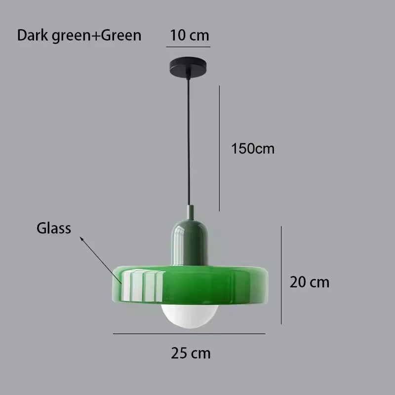 Stylish Modern Glass Pendant Light for Home & Dining Spaces