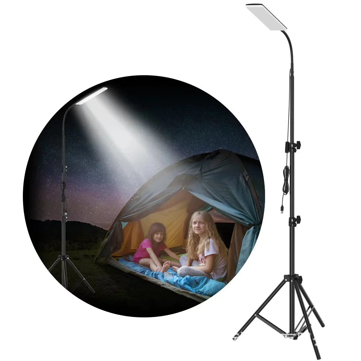 HENGYU 1680 Lumen LED Work Light with Adjustable Tripod