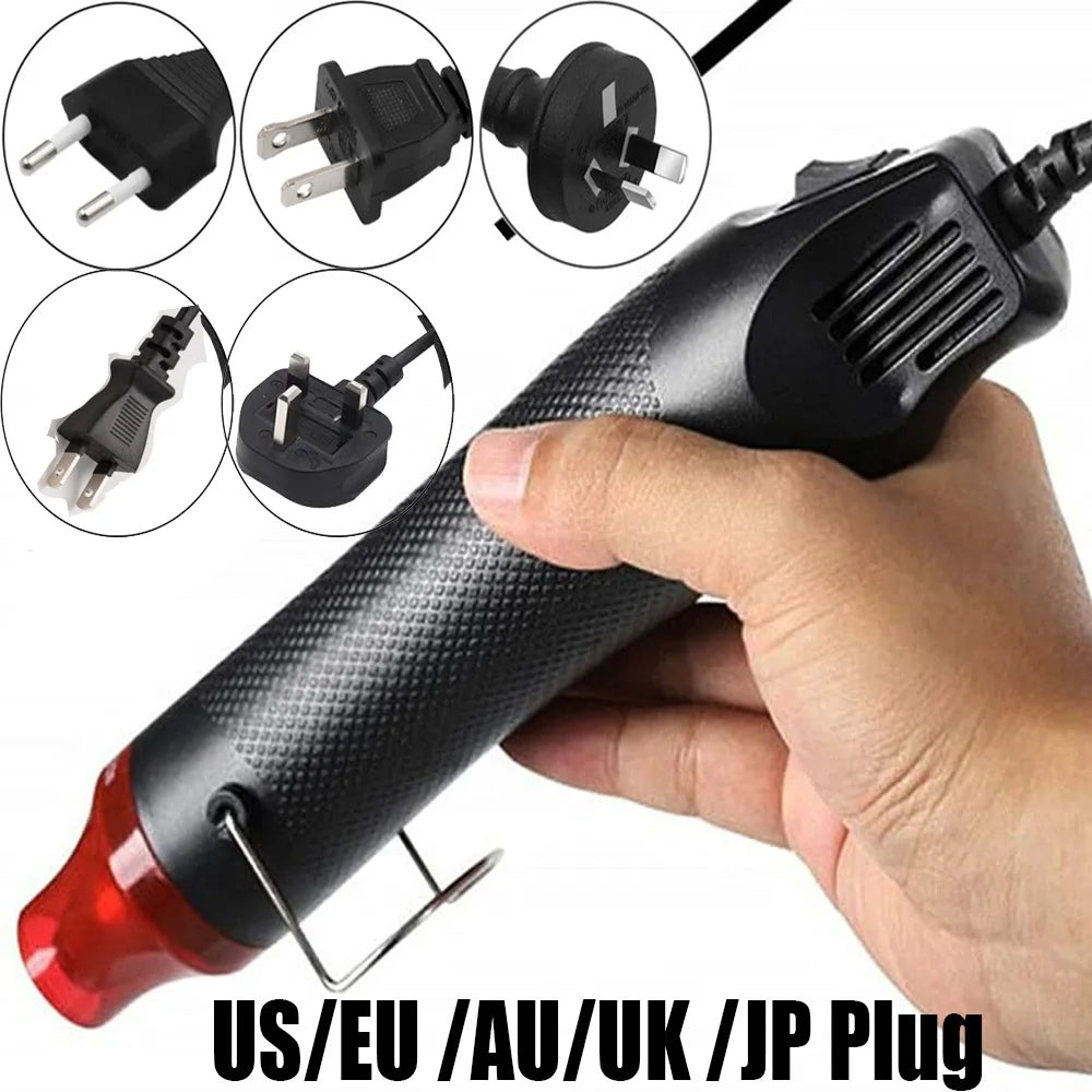 300W Mini Heat Gun with 300PCS Heat Shrink Butt Connectors for Crafts