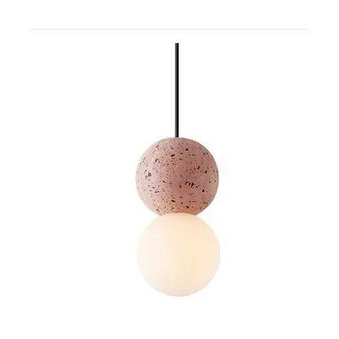 Modern G9 Pendant Lamp - Concrete Ball LED Chandelier for Home Decor