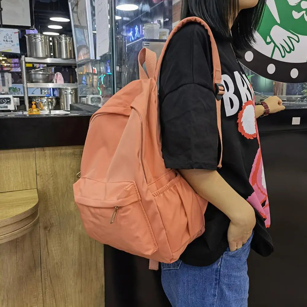 Stylish Women's Nylon Backpack - Large Capacity & Fashionable Design