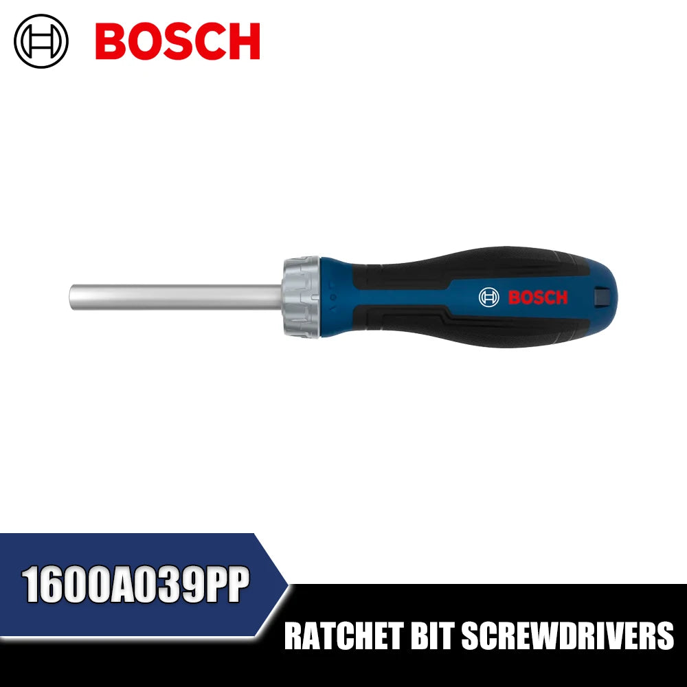 Bosch 1600A039PP Ratchet Bit Screwdriver - High Torque & Strong Grip