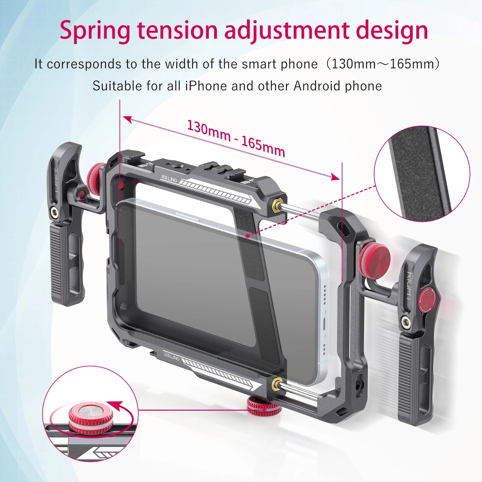 Ulanzi Lino Smartphone Cage for Mobile Filmmaking - Vlog Stabilizer