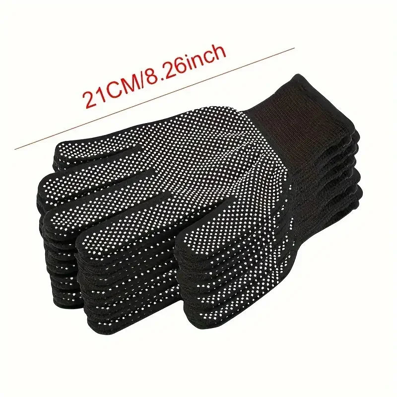 10PC Breathable Nylon Gloves - Non-Slip for Cycling, Fishing & Camping