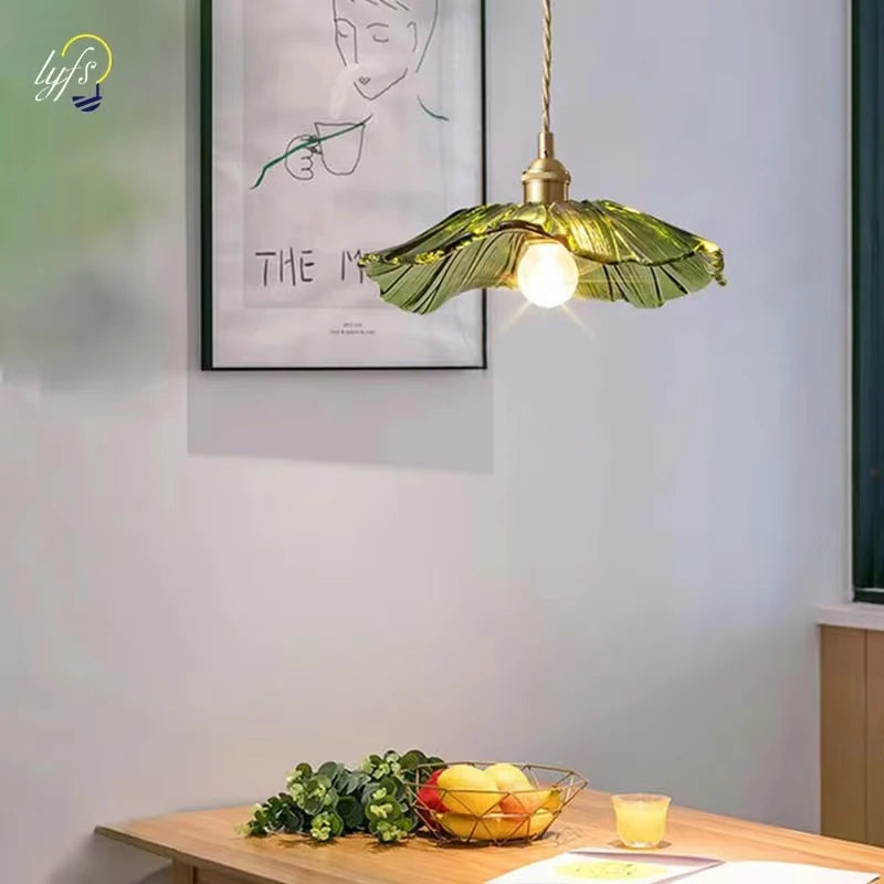 Elegant French Glass Chandelier - Colorful Tiffany Lighting