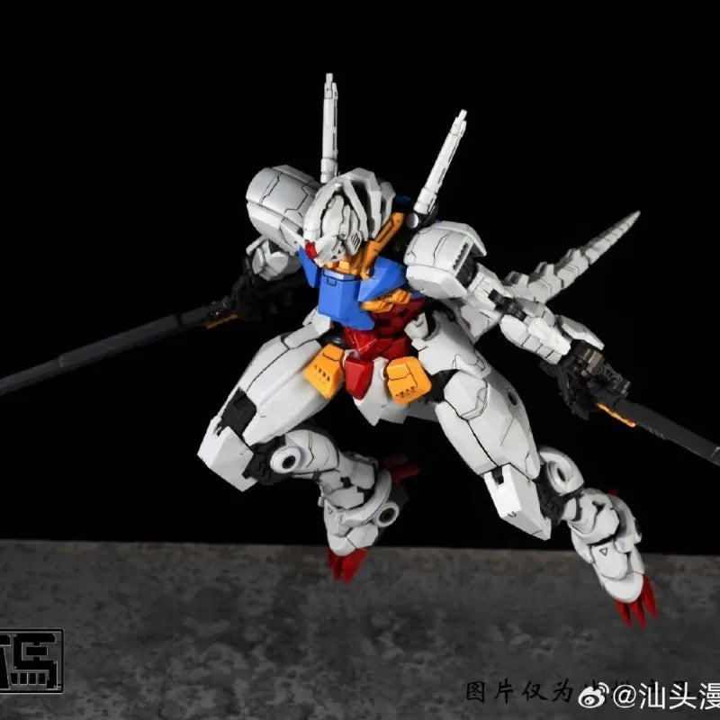 Black Trojan RX-78-2 Unicorn Mecha Model - Steel Wire Double Antenna