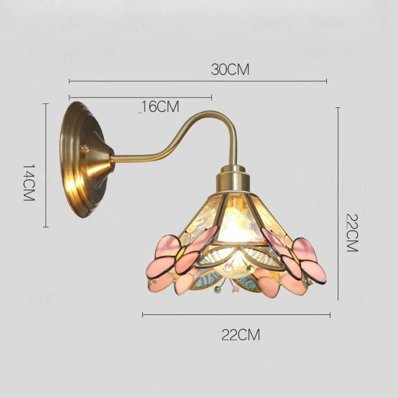 Butterfly Glass Copper LED Pendant Lamp for Modern Indoor Decor