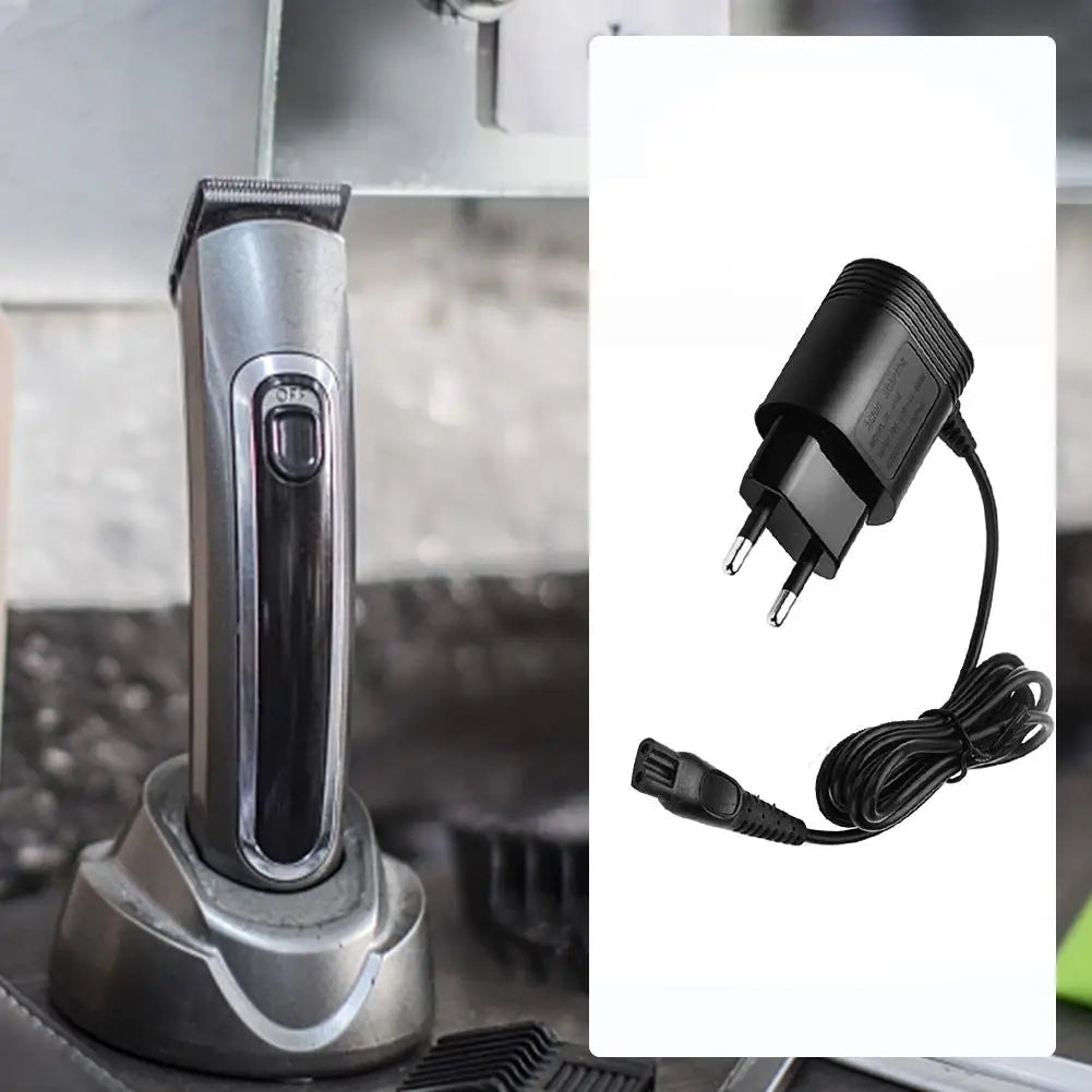 Philips-Compatible Electric Shaver Adapter Charger - EU Plug