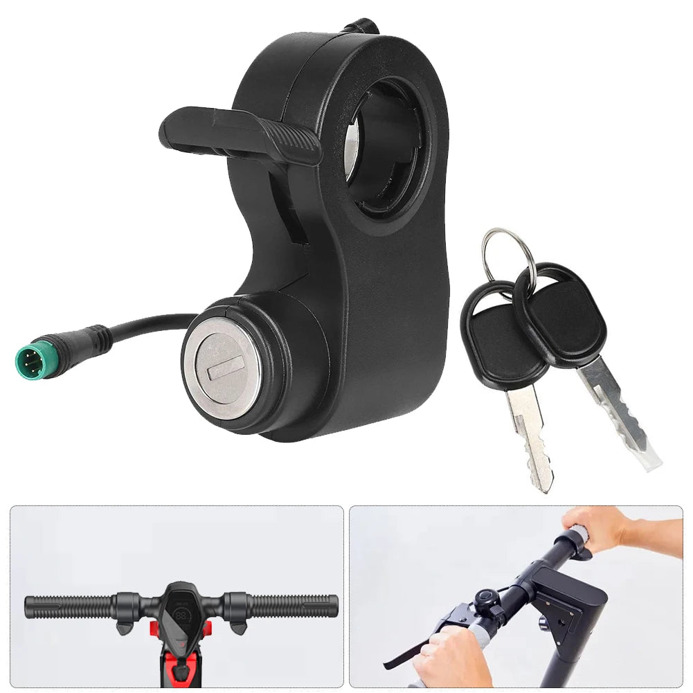 Throttle & Key Set for Kukirin G2 Max/Pro - Secure Lock & Smooth Control