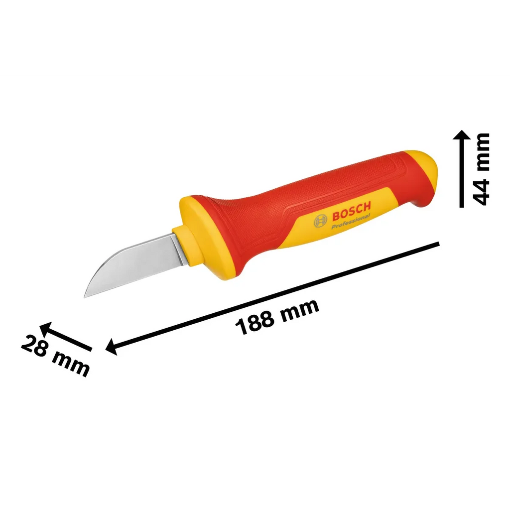 Bosch VDE Cable and Dismantling Knife - Insulated Professional Tool