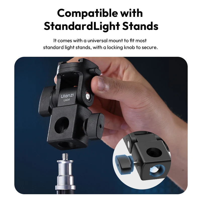 Ulanzi LA04 Adjustable Light Stand Adapter for Photography