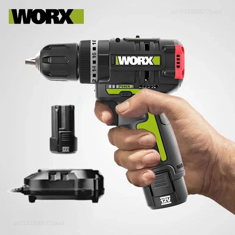 WORX WU130X 12V Cordless Brushless Electric Screwdriver Drill