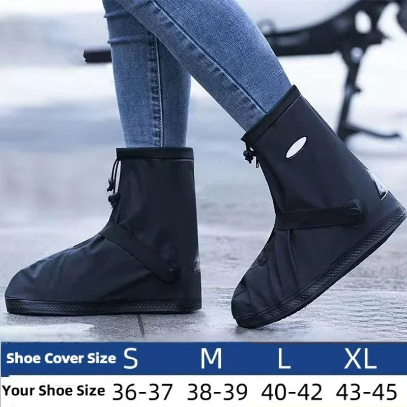 Waterproof Anti-Slip Reusable Boot Covers for Rain & Snow Protection