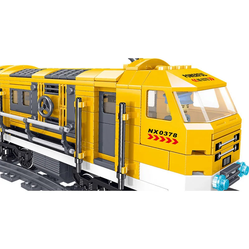 High-Speed Train Building Blocks Toy - Creative Model for Ages 14+