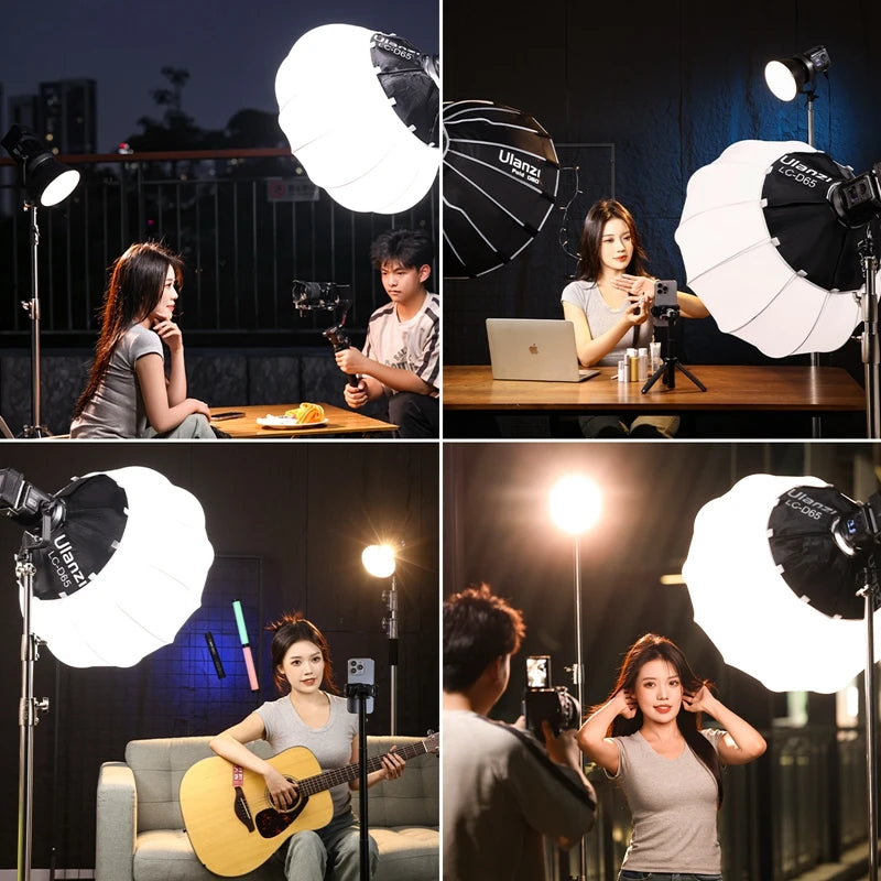 Ulanzi VL-120Bi 120W Bi-color V-Mount Video Light for Photography