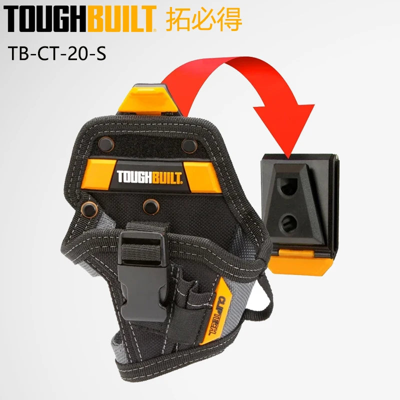 TOUGHBUILT Compact Drill Holster - Portable Multi-Pocket Tool Bag
