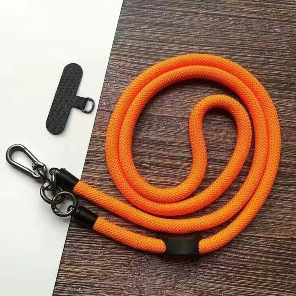Adjustable Multi-Functional Crossbody Phone Lanyard - Black & White