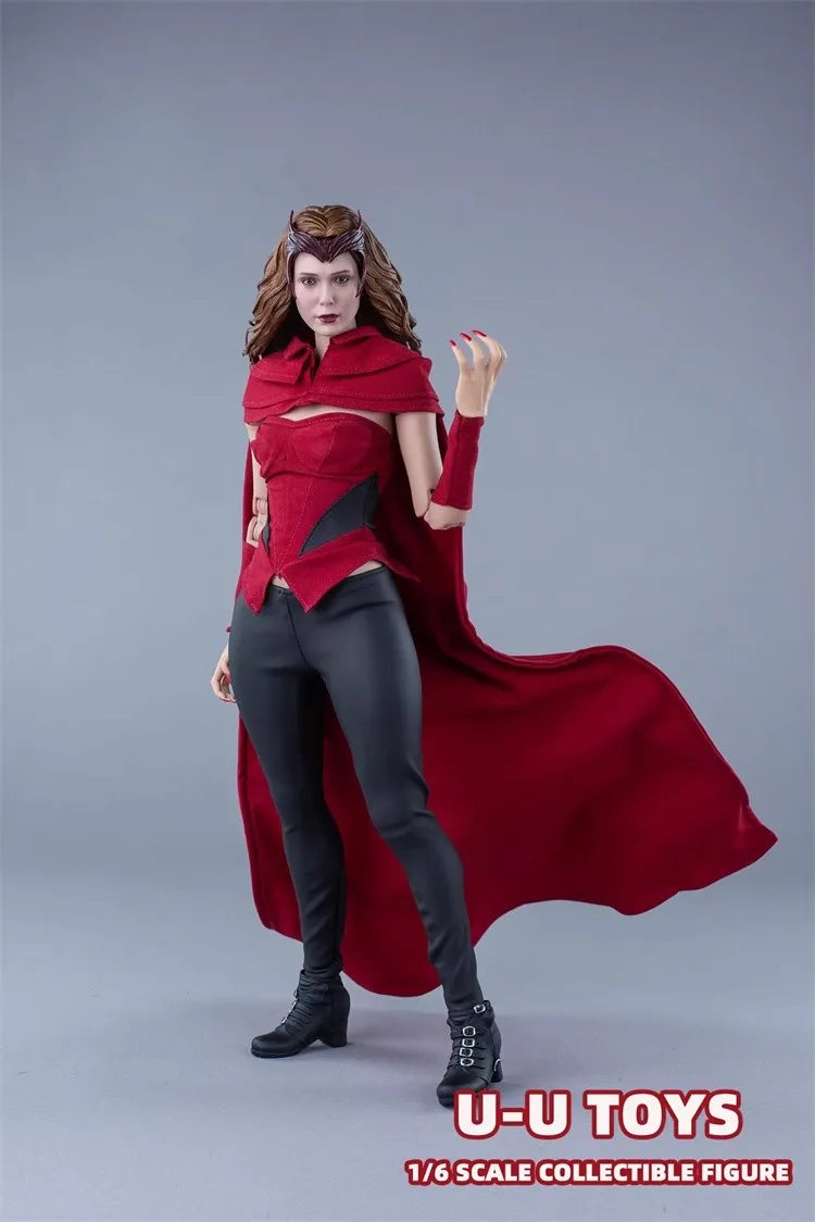 1/6 Scarlet Witch Cloak Outfit for 12" Action Figures - Dress Up Your Hero