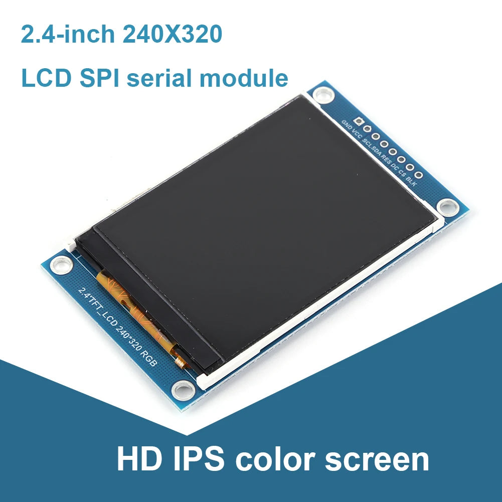 2.4" ILI9341 TFT LCD Display Module - SPI Interface, 240x320 Resolution