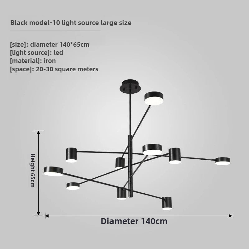 Stylish Modern Minimalist Pendant Lamp for Living Room & Hotels