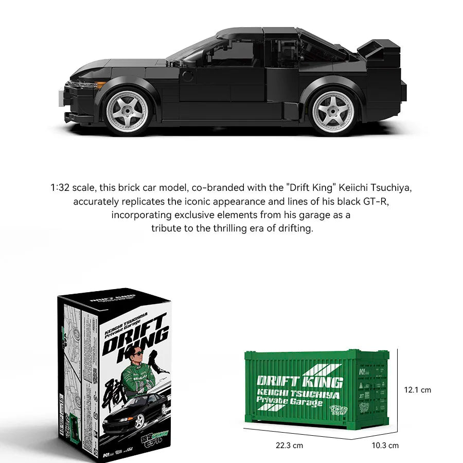 MOC Power Block Racing Car Model - Buildable Speed Vehicle Toy