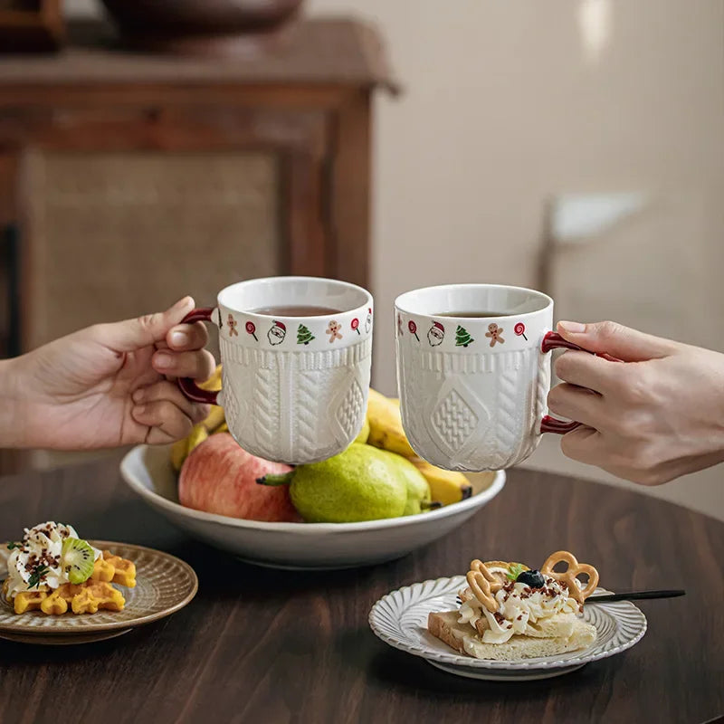 Elegant 12oz Ceramic Espresso Cup Set - Perfect for Coffee Lovers
