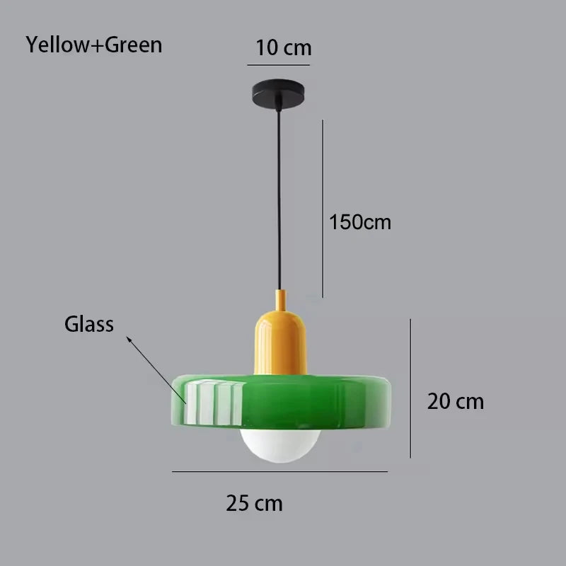 Stylish Modern Glass Pendant Light for Home & Dining Spaces