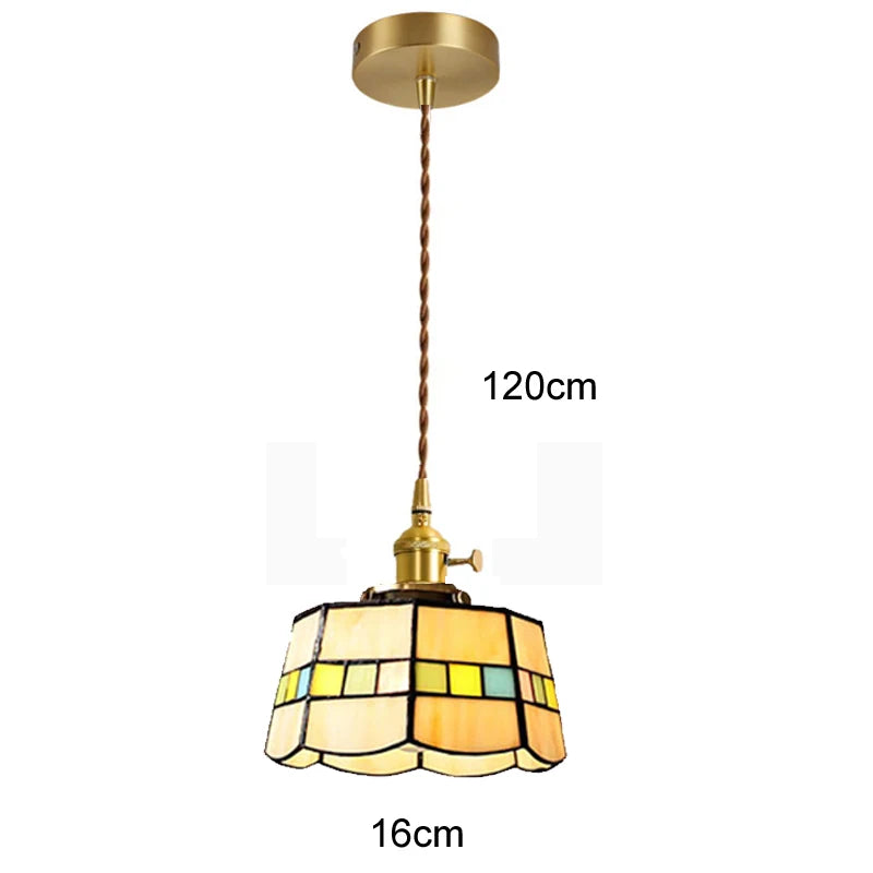 Chic Tiffany-Style Pendant Light for Dining & Living Spaces