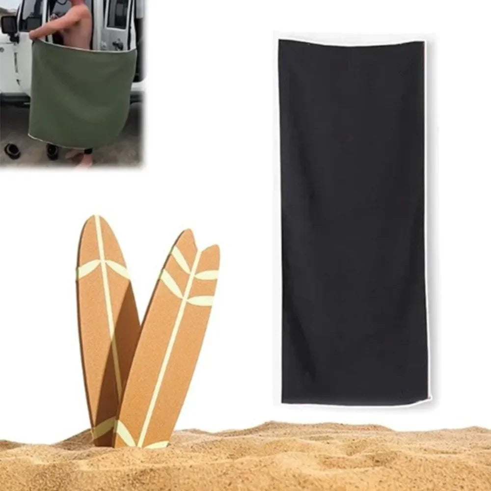 Quick-Drying Outdoor Magnetic Bath Towel - Coral Fleece Comfort