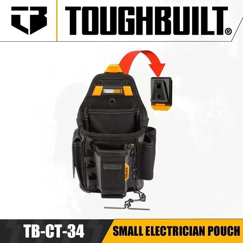 TOUGHBUILT Electrician Pouch – Durable Tool Storage with Kickstand