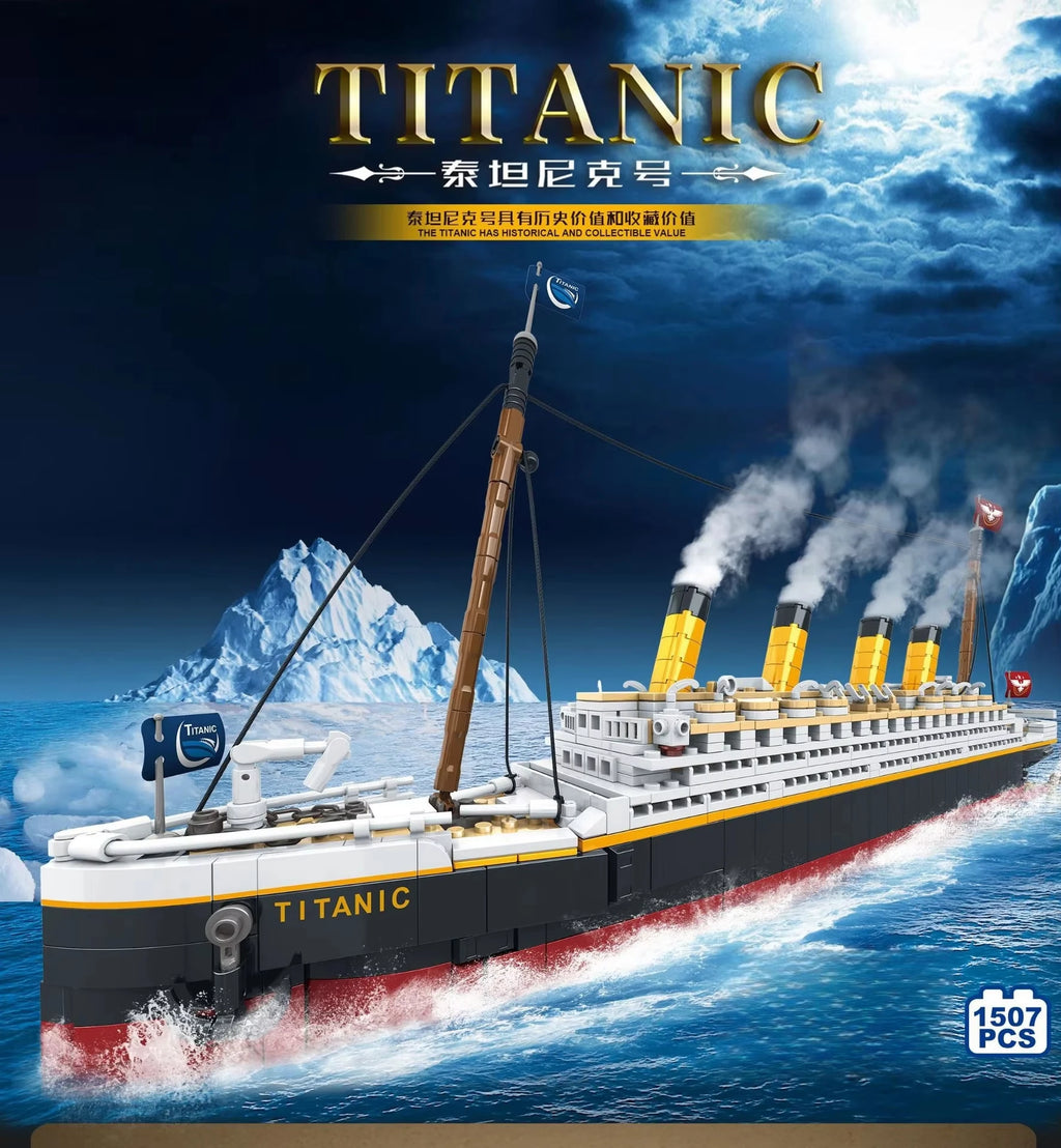 MOULD KING Titanic Model Building Set - 1507 Pieces for Adults