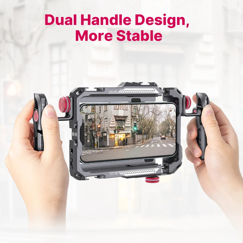 Ulanzi Lino Phone Cage Vlog Rig for iPhone & Android Photography