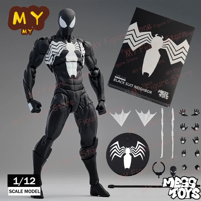 Black Suit Spider-Man Action Figure - Ultimate Collector's Edition