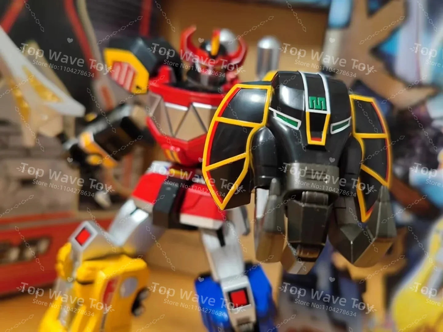 Bandai Mighty Morphin Super Minipla Dragon Caesar Figure - Collector's Delight