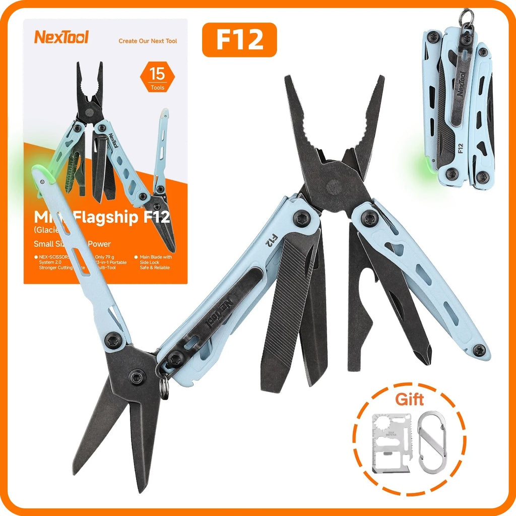 NexTool Mini Flagship F12 13-in-1 Multi-Tool: EDC Folding Tool