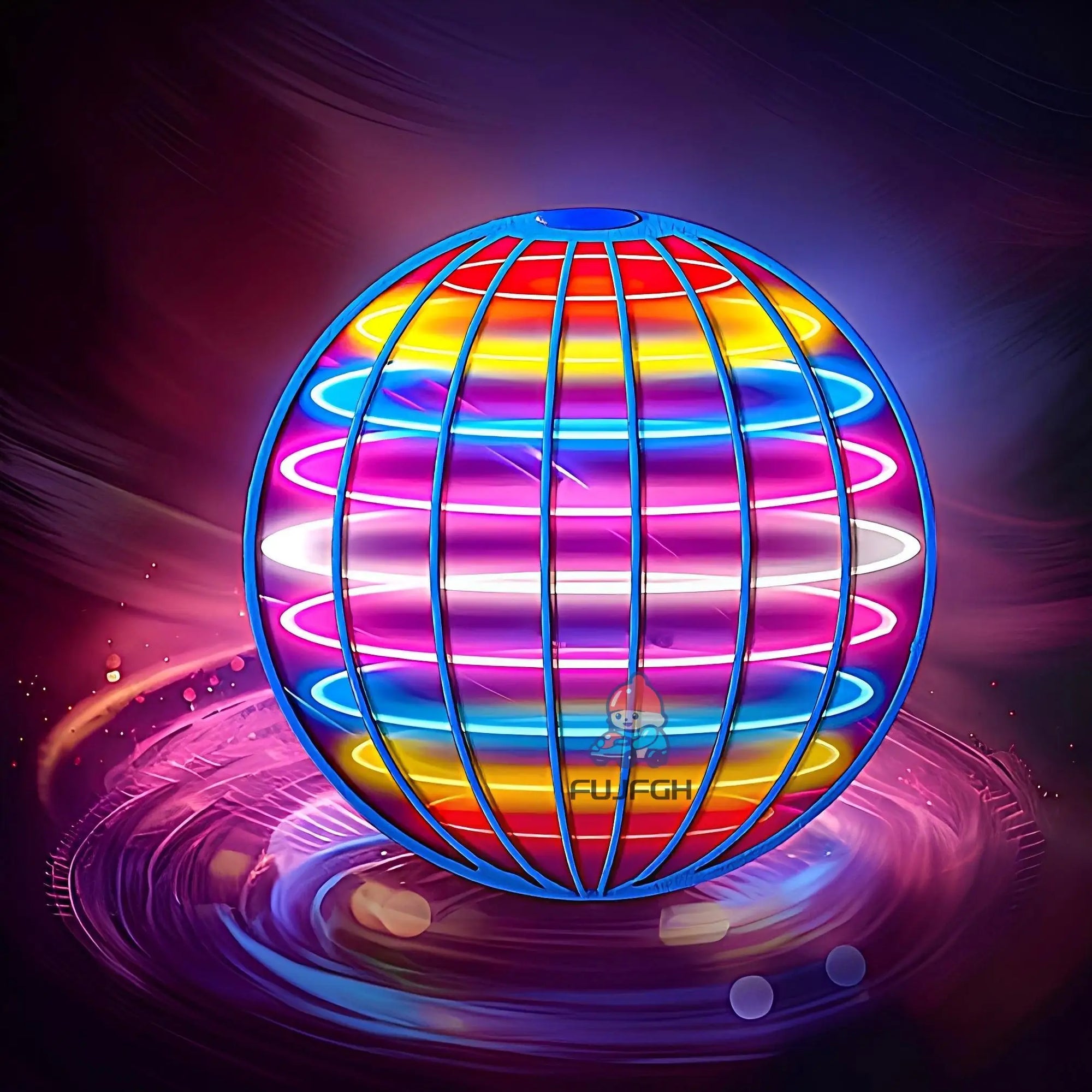 LED Flying Ball - Gyroscopic Anti-Gravity Toy for Kids