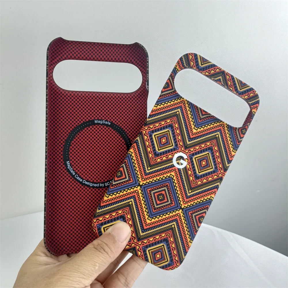 Luxury Carbon Fiber MagSafe Case for Google Pixel (Multiple Models)
