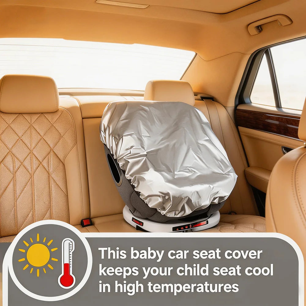 Infant Car Seat Sun Shade | UV Protection & Heat Blocker