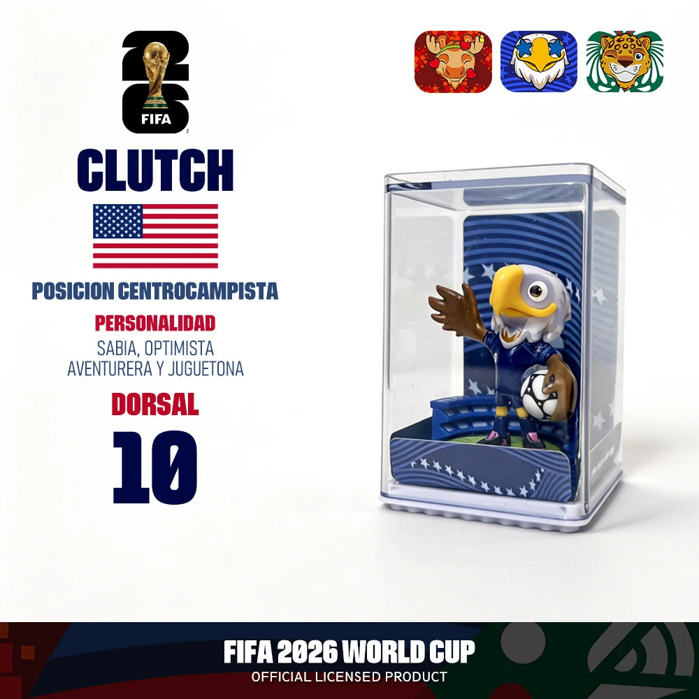 FIFA 2026 World Cup Mascot Collectible Set - Maple, Zayu, Clutch