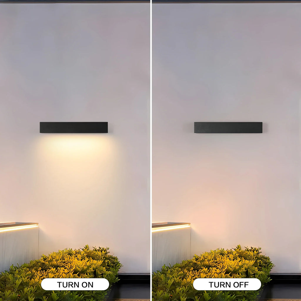 Modern Waterproof LED Wall Lamp for Outdoor Spaces